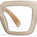 Style Reading Glasses for Women Men, Fashion Square Blue Light Blocking Readers L05 (Gray, 1.75x)