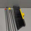 Yellow Indoor Broom 54" Long Handle House Brooms for Floor Cleaning Sweeping Broom for Kitchen, Garage, Lobby, Patio and Garden