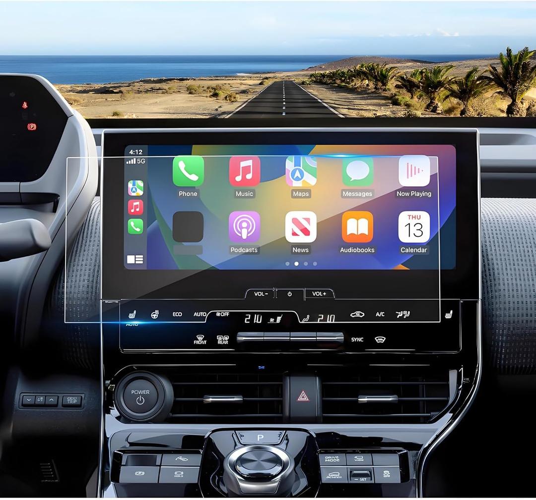 2023 2024 2025 Solterra Screen Protector for Subaru Solterra (Limited/Touring/Touring Onyx Edition) 12.3-inch Touch Screen, 9H Tempered Glass 2025 Solterra Accessories HD Transparent 12.3"