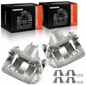 A-Premium Rear 2PCS Disc Brake Caliper Assembly with Bracket Compatible with Honda and Acura Models - Pilot 2003-2008, MDX 2001-2006