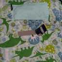 Wildkin Modern Kids Nap Mat Soft Cotton Blend with Pillow & Elastic Straps for School & Travel - Dinomite Dinosaurs