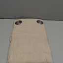 NICETOWN Semi Sheer Beige Curtains 84 inches Long, Grommet Retro Linen Curtains Window Treatments Vertical Drapes Privacy with Light Filter for Living Room, W52 x L84, 2 Panels