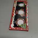 MGparty 3 Pack Christmas Picture Frame Ornaments Xmas Metal Hanging Photo Frame with Pendants 2025 Holiday Keepsake Gifts Christmas Tree Decorations