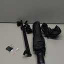 Patio Umbrellas UPF 50+ 360 Adjustable Shade Umbrella, Beach Umbrella with Universal Clamp, Beach Clamp on Umbrella, Suitable for Patio, Beach Chairs, Golf Carts, Wheelchairs, Carts, Bleachers, Camping and Fishing (Black 53/Type A)