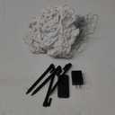 Halloween Decorations Outdoor, Spider Web Lights 250 LED Lighted Spider Web 16.4Ft Giant Halloween Decorations Light up, 8 Lighting Modes Waterproof & Timer for Indoor Haunted House Yard Decor, Purple