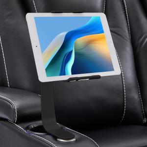 Home Theater Seating Series Swivel Tablet and Cell Phone Holder,Black