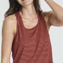 Real Essentials 2 Pack: Womens Tank Top & Capri Pajama Set - Super-Soft Sleeveless Summer Loungewear (Plus (XXXL)