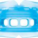 Double Braces Strapless Mouth Guard, Blue, Adult