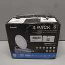 Ensenior 4 Pack 6 Inch LED Recessed Light, Dimmable, 2700K-5000K 5CCT, 1200LM High Brightness, 12W 120V, Damp Rated, Ultra-Thin Canless Wafer Ceiling Light - ETL & FCC & IC