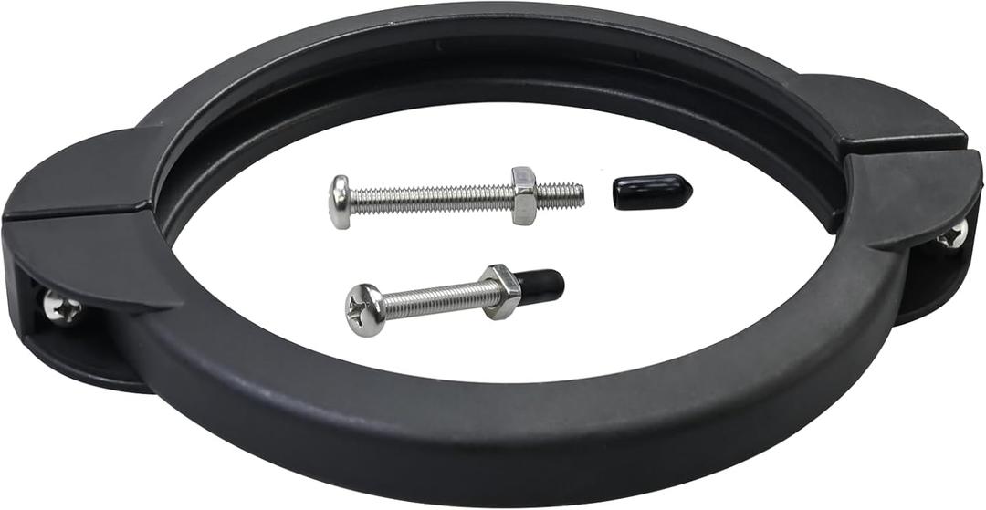 SF80110-2 Pool Clamp Collar Ring Replacement Part with Screws, Fit For 12 and 14 Inch Pump Flow Rate: 2,100 and 2,800 gph Intex Sand Filter Pump Above Ground Pool