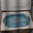 LEETOYI Ceramic Small Baking Dish 7.5-Inch Set of 4, Rectangular Bakeware with Double Handle, Baking Pans for Cooking and Cake Dinner