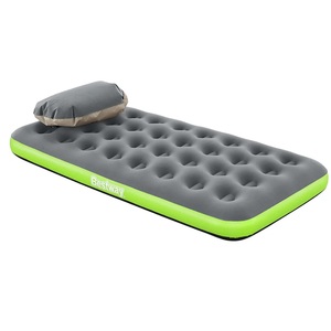 Bestway Roll & Relax Camping Air Mattress Twin 8.75" with Bag Pump