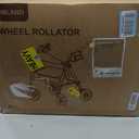 HOMLAND Rollator Walker for Seniors with Seat, Foldable Lightweight Aluminum Rolling Walker with 8" All-Terrain Wheels, Adjustable Height, Storage Bag & Hand Brakes, Ergonomic Indoor Outdoor Aid