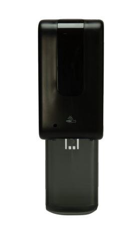 Automatic Hand Sanitizer/Soap Dispenser Touchless Electronic Motion Sensor Release for Gel & Liquid Solutions + Anti-Drip Catcher Tray & Large Capacity Refillable Tank of 1200ML/40OZ 16x13.3x30 CM , Black