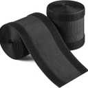 WILLBOND Carpet Cord Cover Cable Protector Floor Cover Cable Protector Management Only for Commercial Office Carpet(19.69 ft,Black)