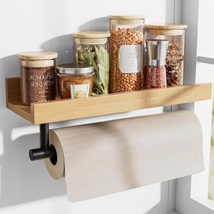 Paper Towel Holder Wall Mount with Shelf - 2 Pack