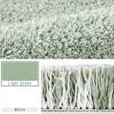Yimobra Light Green and White Bath Rugs for Bathroom 32x20, Ultra Soft and Water Absorbent Bath Mats, Non Slip Plush Shower Rugs, Microfiber Thick Matts for Bathroom Floor/Tub, Machine Washable