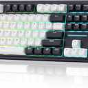 Redragon K745 PRO Wireless Gasket RGB Gaming Keyboard, 108 Keys Mechanical Keyboard w/Extra 4 Hotkeys, Hot-Swap South-Facing LED Socket, 5-Layer Noise Dampening, Round PBT Keycaps, Mint Mambo Switch (Abyssal Blue)