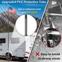 Tailgate Flag Pole and Base Kit, Tailgating Flag Pole with Tire Mount/Stand
20ft Telescopic RV Flagpole Kit with Anti-Break Tube, for Camping, Tailgate Parties and Outdoor Activities
