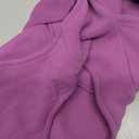 EXPAWLORER Dog Hoodie Fleece Sweater Vest, Hooded Dog Sweatshirt Fall Winter Pet Clothes with Leash Hole, Sleeveless Warm Cozy Puppy Clothing for Cat Small Medium Large Dogs Girl Boy, Purple XL