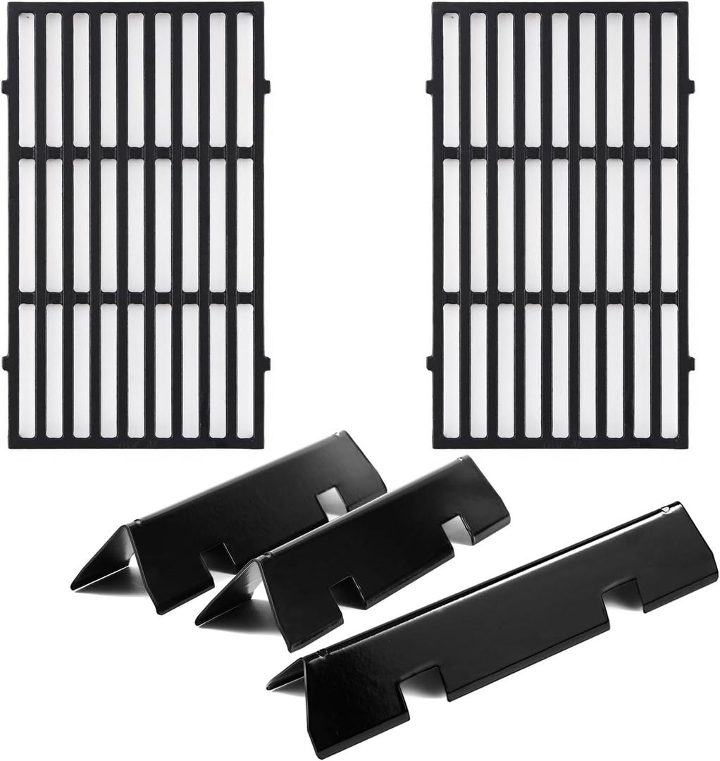 Spirit Grill Replacement Parts 7637 Grates 7635 Flavorizer Bars for Weber Spirit and Spirit II 200 Series Grills with Front Mount Controls E-210 E-215 E220 S210 S-215 S220 II E-210 II S-210 E210