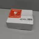 Marble Chess Checker Pieces Set with Free Storage Box, Collection (White Black)