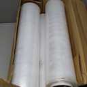 18" Stretch Wrap Film  1200 ft, 80 Gauge Clear Plastic  Industrial Strength Shrink Wrap for Moving, Packing, Pallet Wrapping, Shipping, Warehouse Use  Heavy-Duty, Water Resistant  4 Rolls