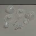 Double Wearable Breast Pump Parts 15mm Milk Collector Cup Compatible with Momcozy S9 Pro|S12 Pro Wearable Breastpump Incl 15mm Flange Use with S9 Pro|S12 Pro Parts/Accessories Replacement