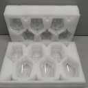 Wine Glasses Set of 12, 12oz Clear Red/White Wine Cup, Long Stem Wine Glasses for Party, Wedding and Home