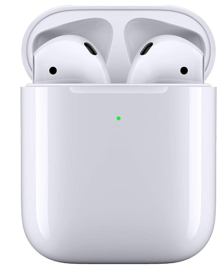 Apple A1602 Airpods 2nd Gen Wireless In-Ear Earbuds Headphones w/ Charging Case