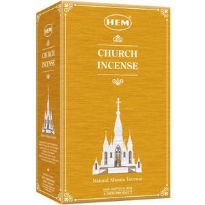 HEM Catholic Church Masala Incense Sticks Used for Orthodox (Pack of 12 180g) | Natural Fragrance for Aromatic Rooms | for Stress Relief & Relaxation 