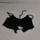 Women's Mesh Crochet Crop Tops Shrugs Sexy Y2k Hollow Out Cropped Knit Sweater See Through Bikini Cover Ups (Black)