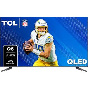 TCL 55-Inch Q68 QLED Pro 4K UHD Smart TV with Google TV (55Q681G, 2024 Model) Dolby Vision, Dolby Atmos, HDR Pro, Game Accelerator up to 120Hz, Voice Remote, Works with Alexa, Streaming Television