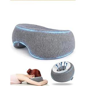 Face Down Pillow – Massage Headrest for Bed, BBL Pillow After Surgery Post Eye Surgery Recovery, Relieves Neck Pain, Comfortable Massage Headrest
