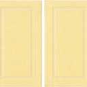SALBAKOS 100% Turkish Cotton Bath Mat Set 2-Piece - 20x34 inch, Hotel & Spa Collection, Soft, Absorbent, Long Lasting, Durable Bathroom Rugs | Made in Turkey (Yellow, 2 Bath Mats)