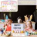 Easter Egg Hunt Party Invitations, 25pcs Easter Bunny Party Invite Cards with Envelopes, Colorful Spring Party Decoration Supplies - C07