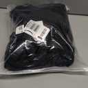 WEACZZY Formal Dresses for Women Gowns Evening Party Cocktail Dress Long Split Elegant V Neck Wrap Ruffle Wedding Guest Dresses, Black, L