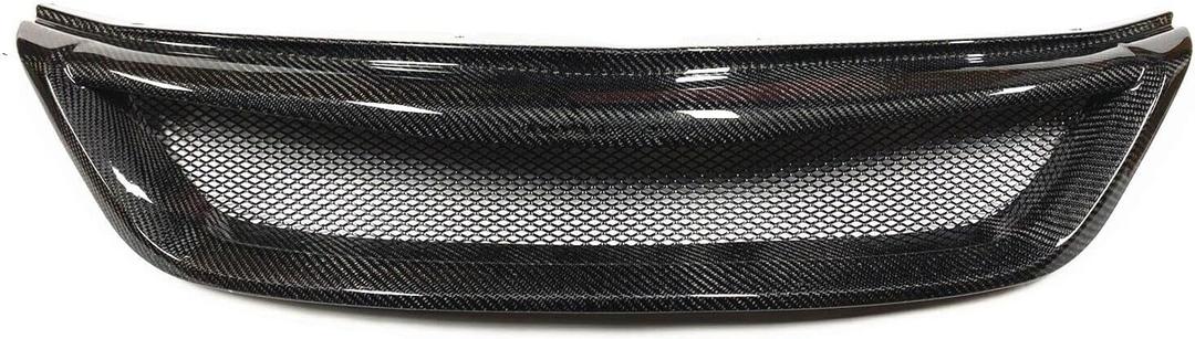 Carbon Fiber Front Grill Mesh Grill Fits Subaru Impreza 2011-2014 11-14 WRX STI Upper Bumper