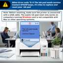 Waste Ink Pad Replacement with Reset Software for Ecotank ET-2800 ET-4800 ET-2720 ET-2803 ET-2400 ET-4700 2800 4800 2720 2803 ET2800 ET4800 Printer, Maintenance Box with Reset Software (2 Packs)