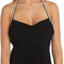Women's Rhinestone Drama Dress (Black), Size 3