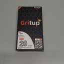 Gritup for Motorola Moto Edge (2025) Case with Slide Camera Cover & Screen Protector (2 Pack), Build in 360° Rotating Metal Kickstand | [Military Grade] Shockproof Protective, Red