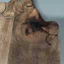 Winlay Mango wood hand carved Chopping & Serving Tray for kitchen, dining table and outdoor SIZE 16.5x9x0.95 inch