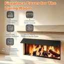 Fireplace Heat Shield & Heat Deflector 28-48 Inch, High‑Heat Barrier