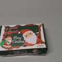 LAWOHO 6 Packs Red & Green Slime for Kids- Clear, Butter, Cloud Slime Making Kit with Glow in The Dark Add-ins & Charms, Slimes Kit for Boys & Girls Party Favors, Birthday Halloween Christmas Easter