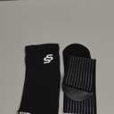 Sleeve Stars Ankle Brace for Women & Men, Ankle Wrap for Sprained Ankle, Compression Sleeve for Plantar Fasciitis Relief, Easy Customizable Support: w/Removable Strap (Single/L:12"-13"/Black)