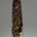 SEIKEA 18" Highlight Ponytail Extension, PT002 Tia Claw Long Multi Layered Fluffy Thick Wavy Curly Jaw Clip in Fake Pony Tails Fake Hair Soft Synthetic Hairpiece Chocolate Brown Blonde Highlights