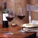 Harvest Bordeaux Waves Wine Glass Set