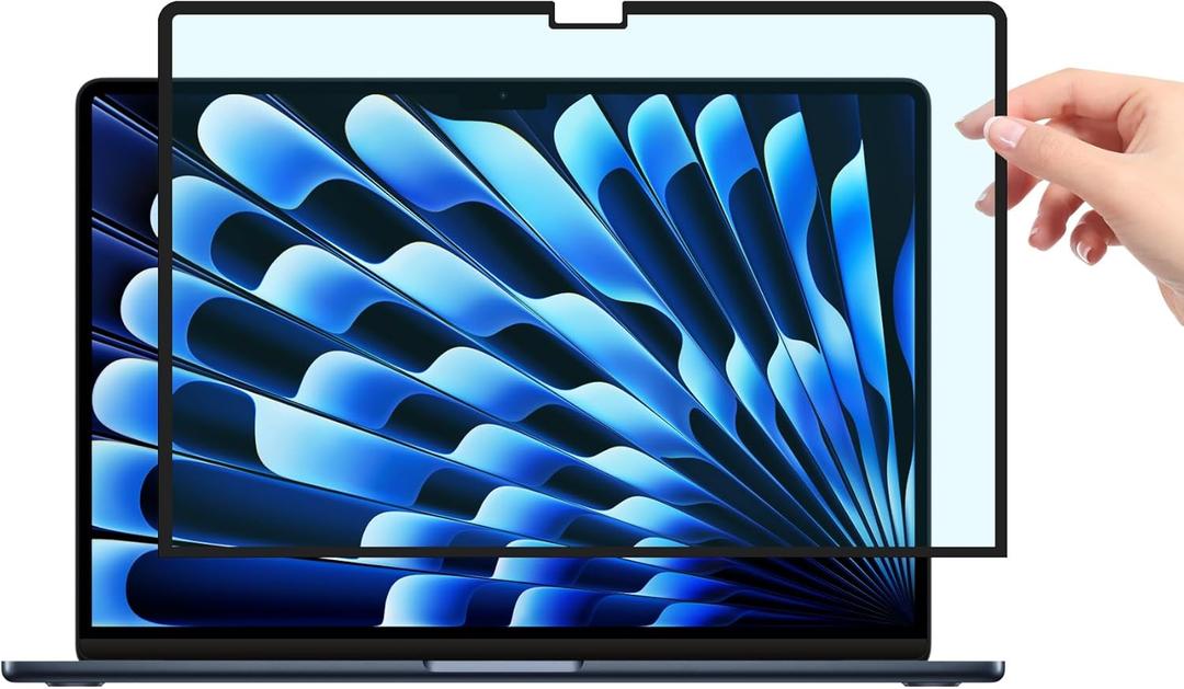 FILMEXT Macbook Air 15 inch Screen Protector (2025-2023, M4 M3 M2) Mddel A2941 A3114 A3241, Anti-Glare Anti-Blue Light Filter Bubble Free Eye Protection Macbook Air 15.3"