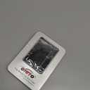 ontto Genuine Leather Key Fob Cover Fit for Lexus Card Key Fob Metal Frame Key Shell for LX570 LS460 LX600 2016-2022 (Black)