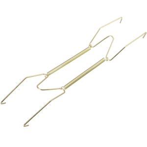 KUMGROT 6pcs Plate Hangers Decorative Wire Plate Hangers Holders Wall Plate Hangers Wall Hooks for Decorative Plates Arts 8 Inch
